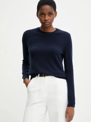 United Colors of Benetton sweter kaszmirowy kolor granatowy lekki 1033D107P