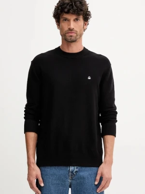United Colors of Benetton sweter męski kolor czarny 1V4KU10AF
