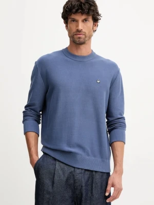 United Colors of Benetton sweter męski kolor niebieski 1V4KU10AF