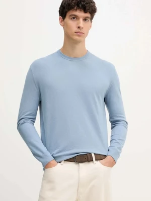 United Colors of Benetton sweter męski kolor niebieski lekki 110XU10A5