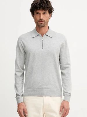 United Colors of Benetton sweter męski kolor szary lekki 110XU301L