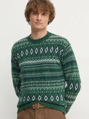 United Colors of Benetton sweter męski kolor zielony 1137K107V