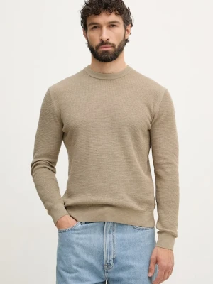 United Colors of Benetton sweter męski z dodatkiem lnu