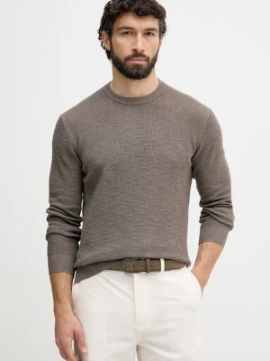 United Colors of Benetton sweter męski z dodatkiem lnu