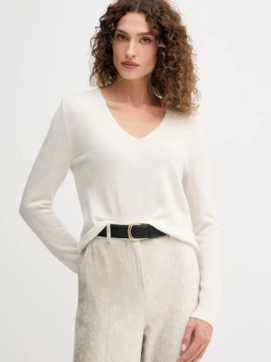 United Colors of Benetton sweter wełniany damski kolor beżowy lekki 1002D401Y