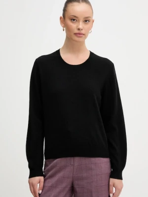 United Colors of Benetton sweter wełniany damski kolor czarny 1002D10BG