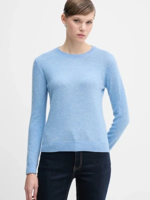 United Colors of Benetton sweter wełniany damski kolor niebieski lekki 1002D1K01