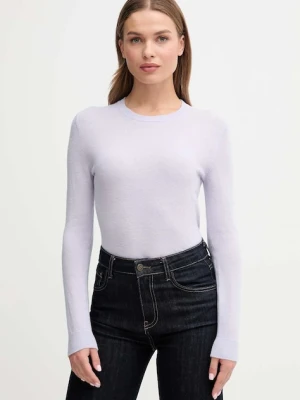 United Colors of Benetton sweter wełniany damski kolor różowy lekki