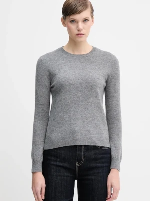 United Colors of Benetton sweter wełniany damski kolor szary lekki 1002D1K01