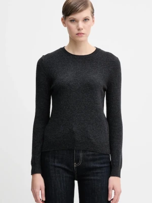 United Colors of Benetton sweter wełniany damski kolor szary lekki 1002D1K01
