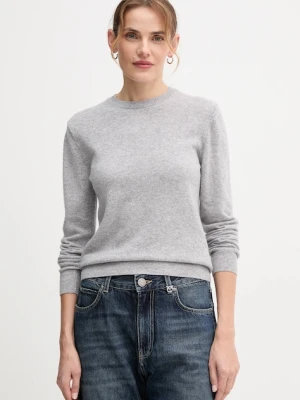 United Colors of Benetton sweter wełniany damski kolor szary lekki