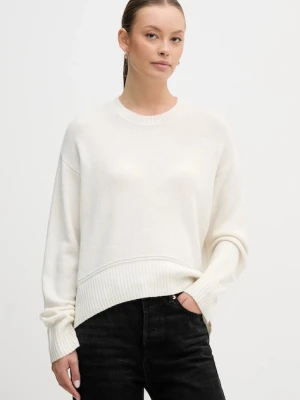 United Colors of Benetton sweter z dodatkiem wełny damski kolor beżowy 1244D10BC