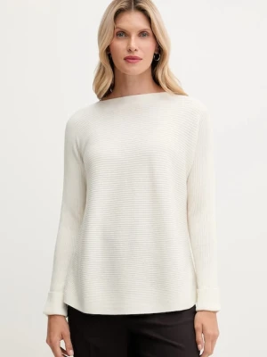United Colors of Benetton sweter z dodatkiem wełny damski kolor beżowy 1Y6SD10CH