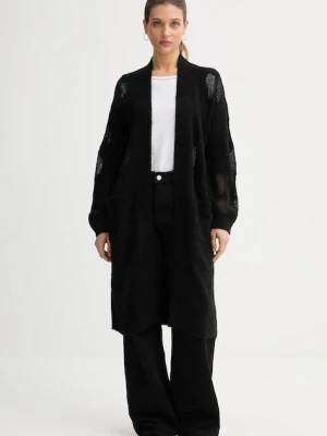 United Colors of Benetton sweter z dodatkiem wełny damski kolor czarny 18L4EN00J