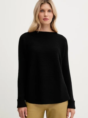 United Colors of Benetton sweter z dodatkiem wełny damski kolor czarny 1Y6SD10CH