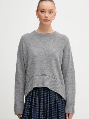 United Colors of Benetton sweter z dodatkiem wełny damski kolor szary 1244D10BC