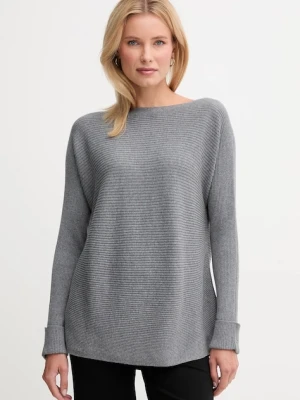 United Colors of Benetton sweter z dodatkiem wełny damski kolor szary 1Y6SD10CH