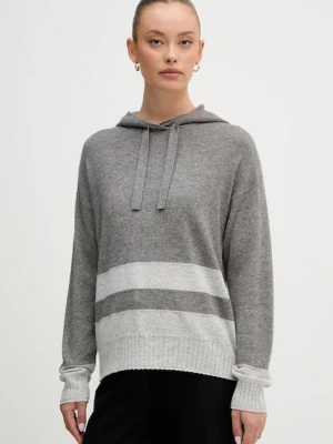 United Colors of Benetton sweter z dodatkiem wełny damski kolor szary lekki 102HE203V