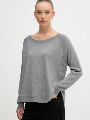 United Colors of Benetton sweter z dodatkiem wełny damski kolor szary lekki 1Y6SD10EG