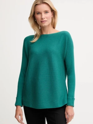United Colors of Benetton sweter z dodatkiem wełny damski kolor zielony 1Y6SD10CH