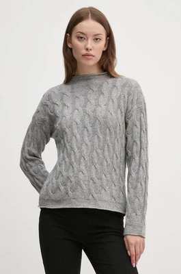 United Colors of Benetton sweter z domieszką wełny damski kolor szary 1335D2467