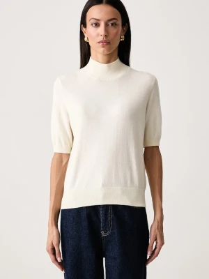 United Colors of Benetton sweter z krótkim rękawem damski z wełną
