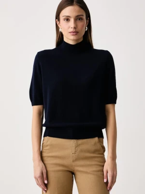 United Colors of Benetton sweter z krótkim rękawem damski z wełną