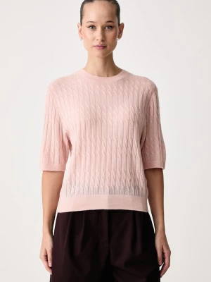 United Colors of Benetton sweter z krótkim rękawem damski z wełną