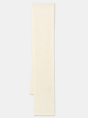 United Colors of Benetton szalik wełniany kolor beżowy gładki 1244DU01G