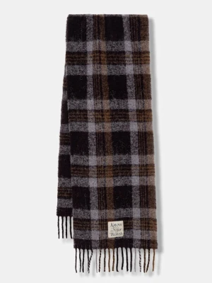 United Colors of Benetton szalik z dodatkiem wełny damski kolor bordowy 62QJDU027