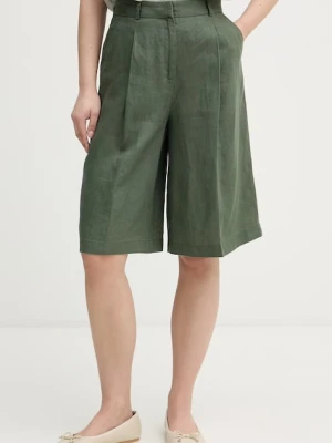 United Colors of Benetton szorty damskie lniane