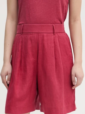 United Colors of Benetton szorty damskie lniane