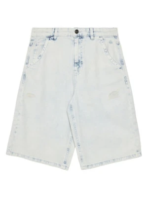 United Colors Of Benetton Szorty jeansowe 4AD7C9045 Niebieski Regular Fit