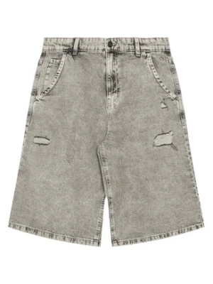 United Colors Of Benetton Szorty jeansowe 4AD7C9045 Szary Regular Fit