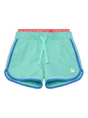United Colors Of Benetton Szorty kąpielowe 5JD00X00R Zielony Regular Fit