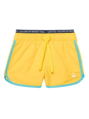 United Colors Of Benetton Szorty kąpielowe 5JD00X00R Żółty Regular Fit