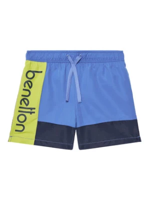 United Colors Of Benetton Szorty kąpielowe 5JD00X00S Niebieski Regular Fit