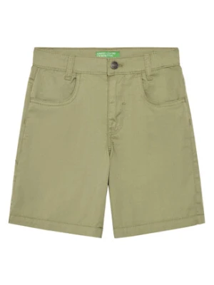 United Colors Of Benetton Szorty materiałowe 47RGC902U Zielony Regular Fit