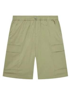United Colors Of Benetton Szorty materiałowe 4L2VC9046 Zielony Regular Fit