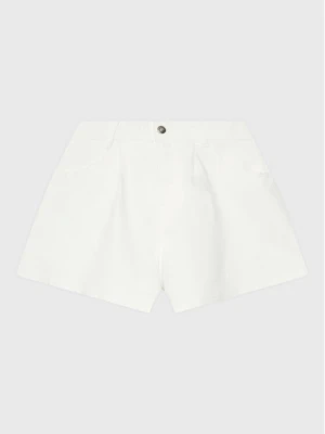 United Colors Of Benetton Szorty materiałowe 4RISC9019 Biały Regular Fit