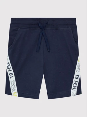 United Colors Of Benetton Szorty sportowe 3BL0C900F Granatowy Regular Fit
