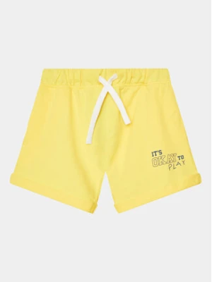 United Colors Of Benetton Szorty sportowe 3BL0G9014 Żółty Regular Fit