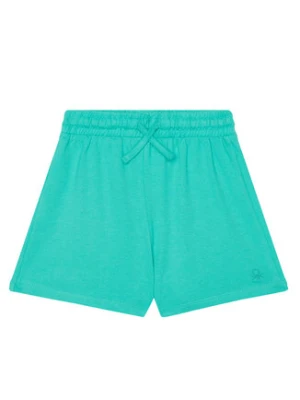 United Colors Of Benetton Szorty sportowe 3BL0G901T Zielony Regular Fit