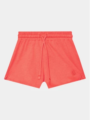 United Colors Of Benetton Szorty sportowe 3I1XG900N Czerwony Regular Fit