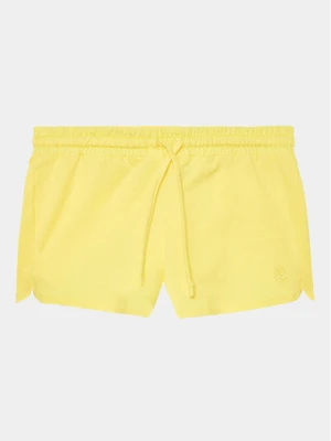 United Colors Of Benetton Szorty sportowe 3I1XG900N Żółty Regular Fit