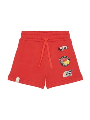 United Colors Of Benetton Szorty sportowe 3J68G901O Czerwony Regular Fit