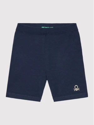 United Colors Of Benetton Szorty sportowe 3MT1I0576 Granatowy Slim Fit