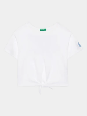United Colors Of Benetton T-Shirt 3096C10BU Biały Regular Fit