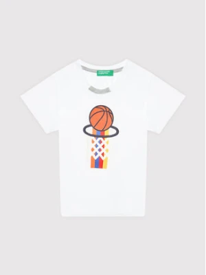 Zdjęcie produktu United Colors Of Benetton T-Shirt 3096C154U Biały Regular Fit