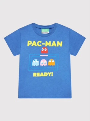 United Colors Of Benetton T-Shirt 3096G102F Niebieski Regular Fit